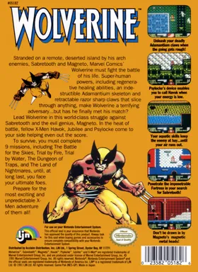 Wolverine (USA) box cover back